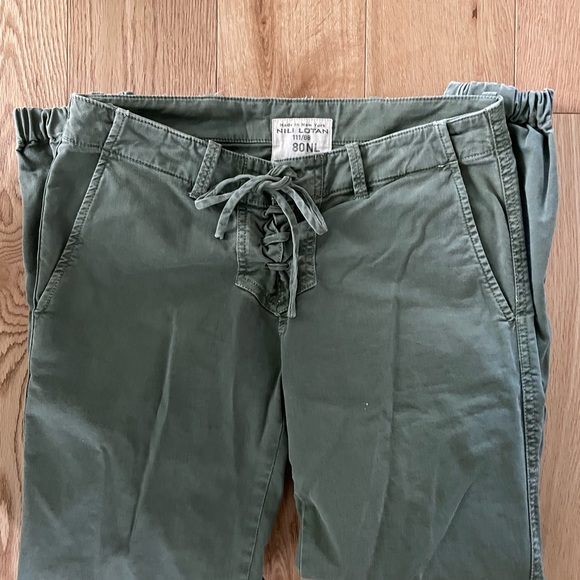 nili lotan lace up cropped pants - Picture 3 of 8